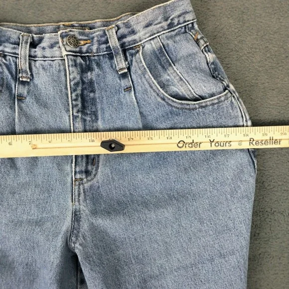 VINTAGE 80s The Limited Mom Jeans Womens 8 Pleated Taper Hi Rise 27X28‎ Grunge - Picture 11 of 15